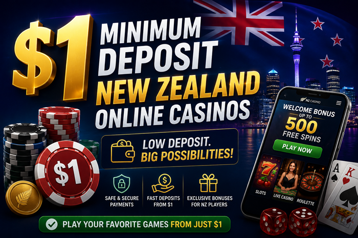 $1 minimum deposit casinos NZ