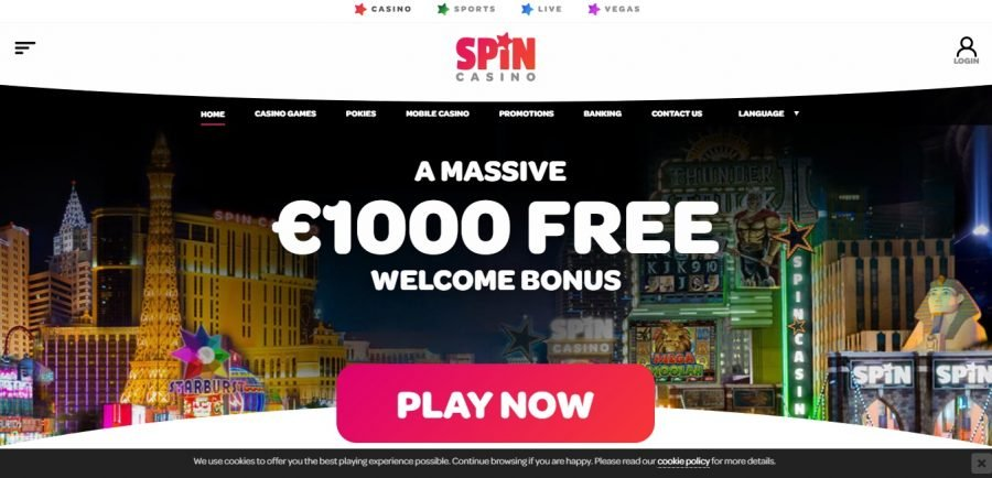 Spin $2 casino