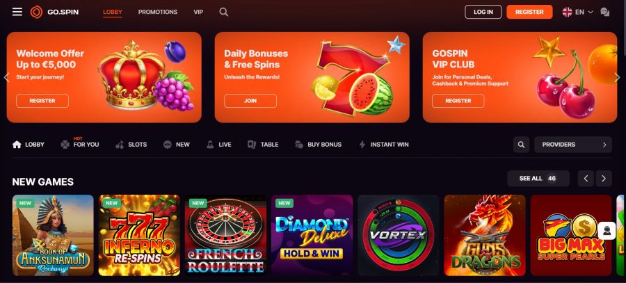 GoSpin Casino Review