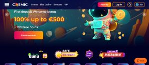 CosmicSlot Casino Review New Zealand