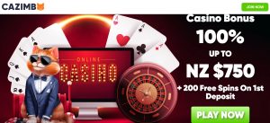 Cazimbo Casino review New Zealand