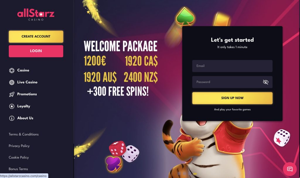 AllStarz Casino NZ