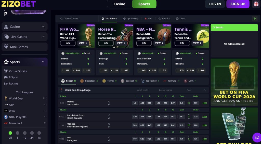Zizobet sports
