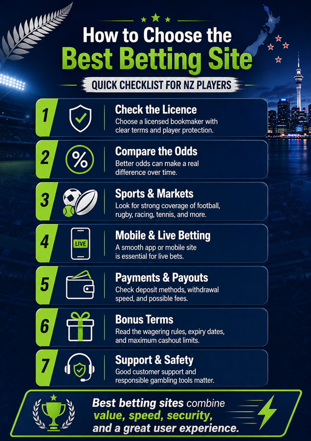 How to choose best sports betting sites NZ